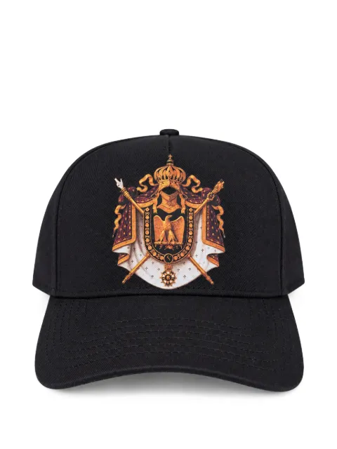 Melt crest-print baseball cap Black MSCAP5430