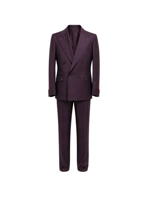 FRANZESE COLLECTION Rolls Royce double-breasted two piece suit Purple RRT200001BDX
