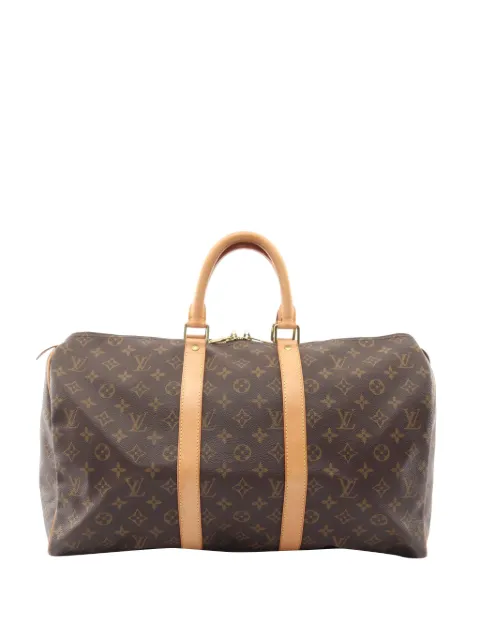 Louis Vuitton Pre-Owned 2002 Monogram Keepall 45 travel bag Brown VWJJOZ9O61QICC5G
