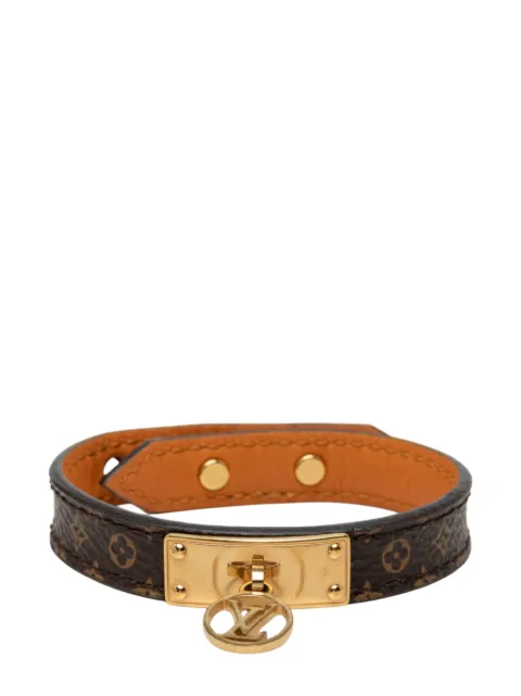 Louis Vuitton Pre-Owned 2019 Monogram Logomania Bracelet 17 costume bracelet Brown JEQAQZMHP2QS0JWT