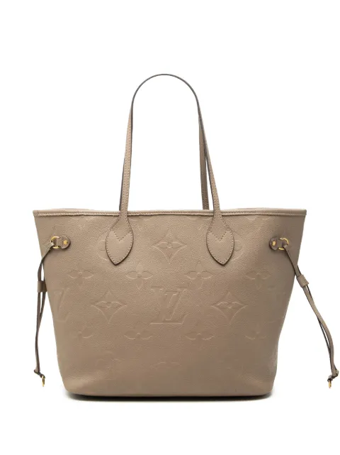 Louis Vuitton Pre-Owned 2021-2026 Monogram Giant Empreinte Neverfull MM tote bag Neutrals Q8BP63QKCEQPOOK6
