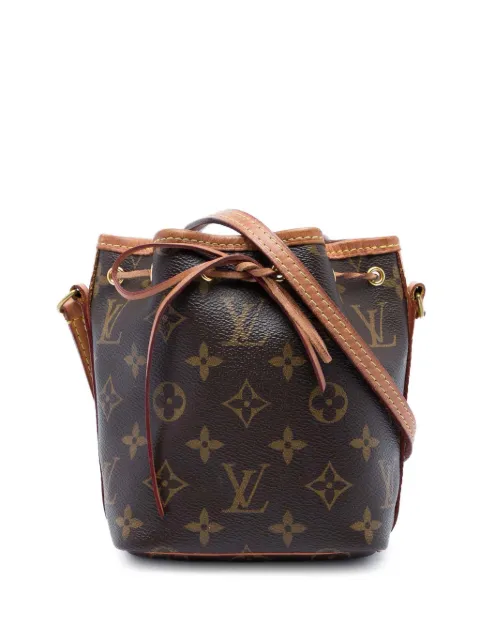 Louis Vuitton Pre-Owned 2020 Monogram Nano Noe bucket bag Brown 6ECXCOY78ZYETB82