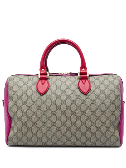 Gucci Pre-Owned 2016-2026 Medium GG Supreme satchel Neutrals UBILHN8TSERUE371