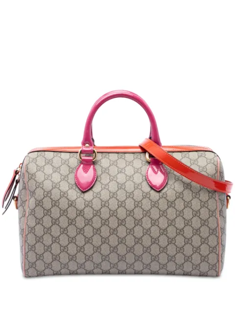Gucci Pre-Owned 2016-2026 Medium GG Supreme satchel Neutrals ZRRWWFGFEG4HXX3E