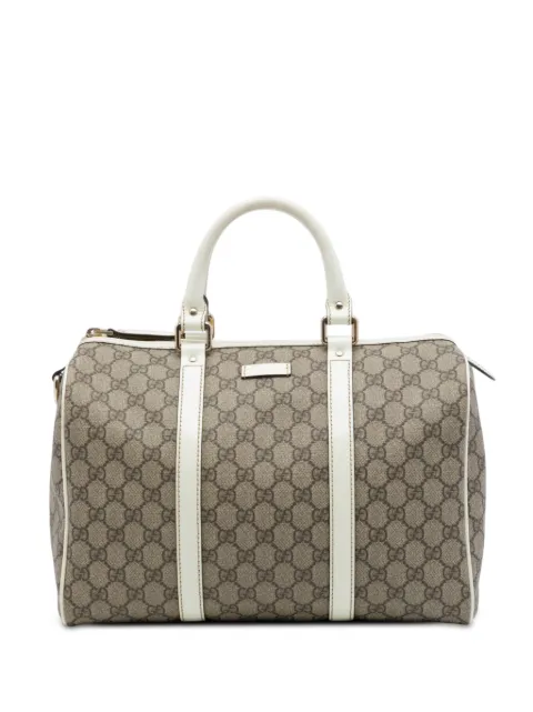 Gucci Pre-Owned 2016-2026 Medium GG Supreme Joy boston bag Neutrals CL8DTW1FZB6QIFWW