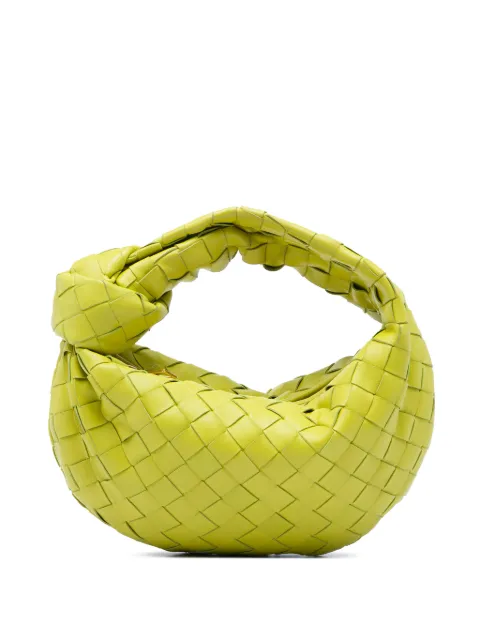 Bottega Veneta Pre-Owned 2012-2026 Mini Nappa Intrecciato Jodie hobo bag Yellow 7R7ACMN9ZK1USX8Y