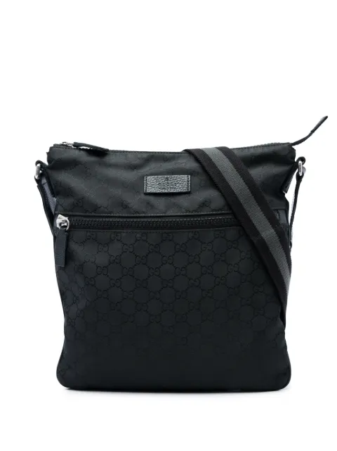 Gucci Pre-Owned 2016-2026 GG Nylon Web crossbody bag Black GC848NG631UDNIU2