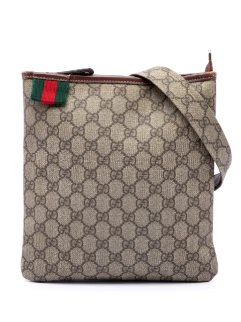 Gucci Pre-Owned 2016-2026 GG Supreme Web crossbody bag Neutrals 0NGR8QPSYFGO6L10