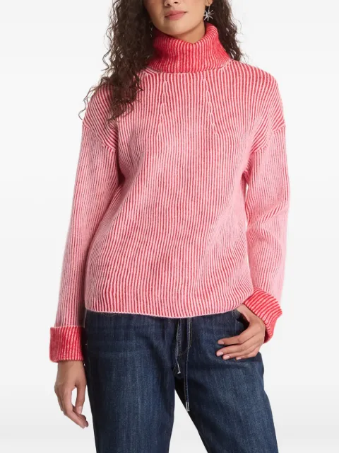 Desigual ribbed-knit roll-neck sweater Pink 26WWJF153049