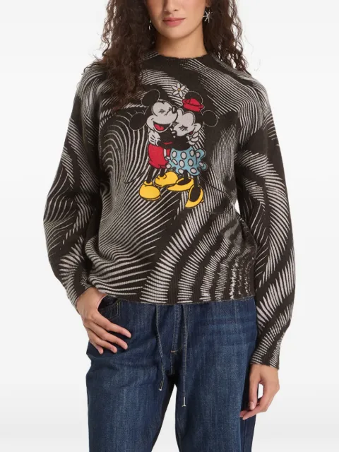 Desigual x Disney Mickey Mouse graphic-print sweater Black 26WWJF482000