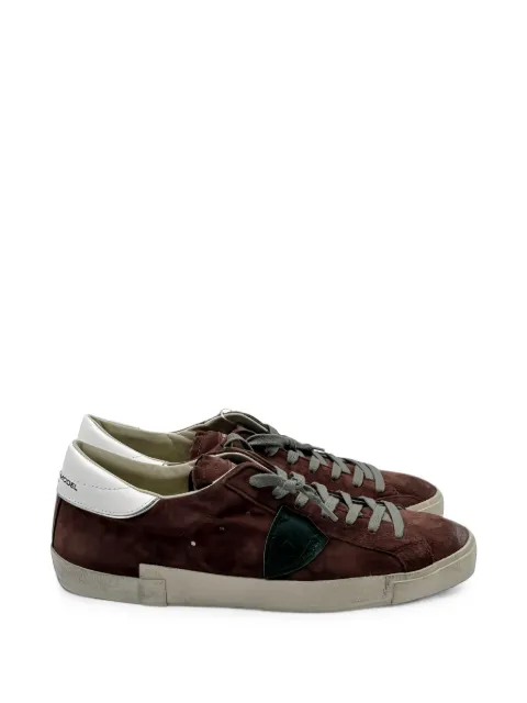Philippe Model Paris PRLU.XS25 logo-patch sneakers Brown PRLUXS25