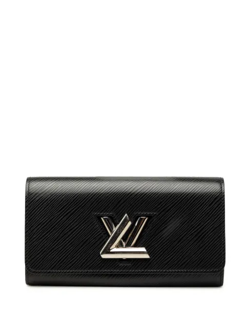 Louis Vuitton Pre-Owned 2019 Epi Twist Wallet long wallets Black V0K1AYKRIT46AFVK