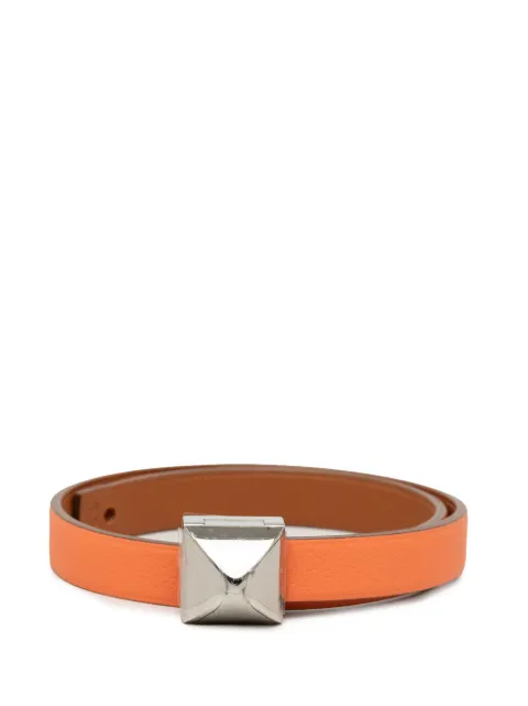 Hermès Pre-Owned 2015 Swift Medor Infini Double Tour Bracelet T2 costume bracelet Orange CL5ABOQI6QEIL38A