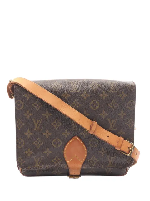 Louis Vuitton Pre-Owned 1989-2004 Monogram Cartouchiere GM crossbody bag Brown FNOSQW33VVM1STGT