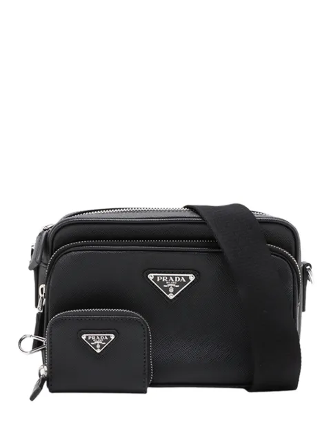 Prada Pre-Owned 2013-2026 Saffiano Camera Bag crossbody bag Black MR13MCG9NQ2OX3CO