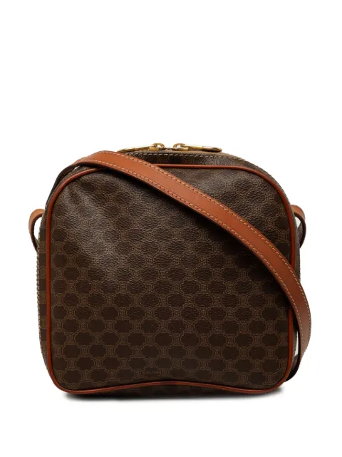 Celine Pre-Owned 2008 Macadam Coated Canvas crossbody bag Brown EF04GHHILDOPNTYY