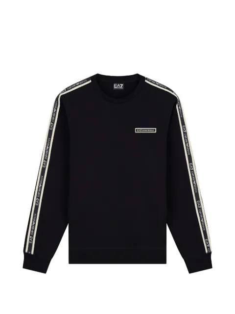 Ea7 Emporio Armani logo-tape sweatshirt Black 7M002195AF10377