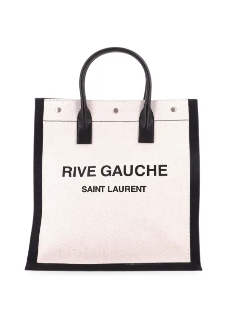Saint Laurent Pre-Owned Rive Gauche Shopper Canvas Tall tote bag Neutrals MY5LRS98NIUFVMMO