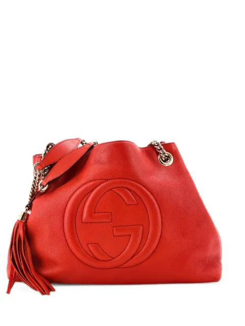 Gucci Pre-Owned Soho Chain Strap Leather Medium shoulder bag Red HJAF0WW7WOMZGO8C