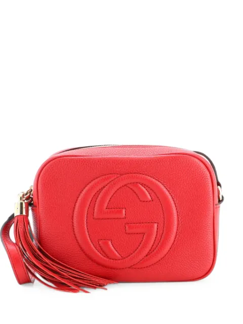 Gucci Pre-Owned Soho Disco Leather Small crossbody bag Red DPE0DL104CTVC6KT