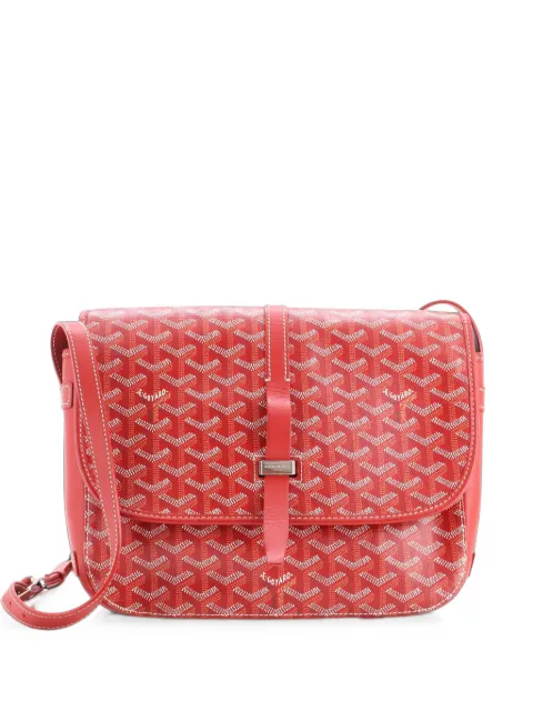 Goyard Pre-Owned Belvedere II Messenger Bag Coated Canvas MM crossbody bag Red D8HE2VUEJCPMNZN6