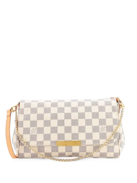 Louis Vuitton Pre-Owned Favorite Handbag Damier MM crossbody bag White V5DF7C8CO768YCVT