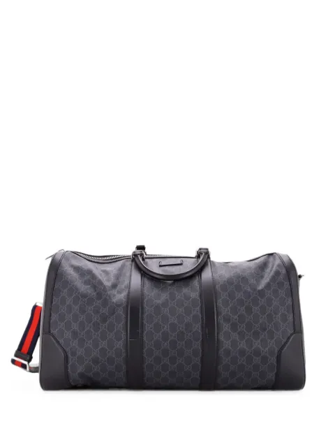 Gucci Pre-Owned Convertible Duffle Bag GG Coated Canvas Large satchel Black 5QFFL9UHGDV1LJRY