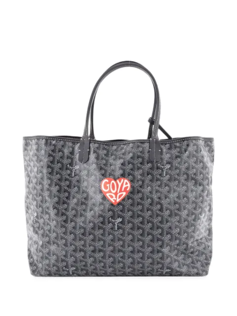 Goyard Pre-Owned Saint Louis Printed Coated Canvas PM tote bag Grey RNZ2VSVD92T2TAC8
