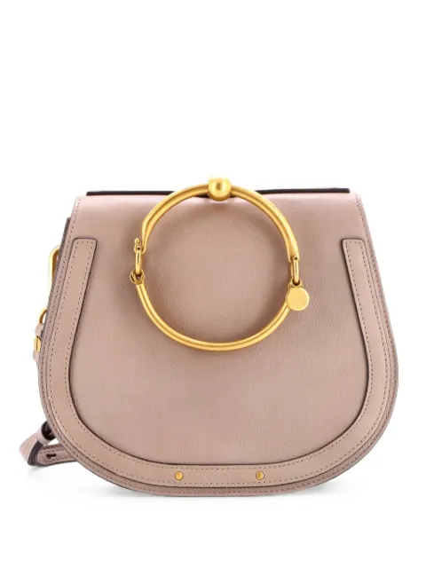 Chloé Pre-Owned Nile Leather Medium crossbody bag Neutrals 4K6LM29IA48IZHCZ