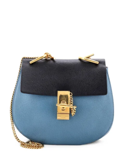 Chloé Pre-Owned Drew Leather Small crossbody bag Blue I0NNJCVZUPEMYOTF
