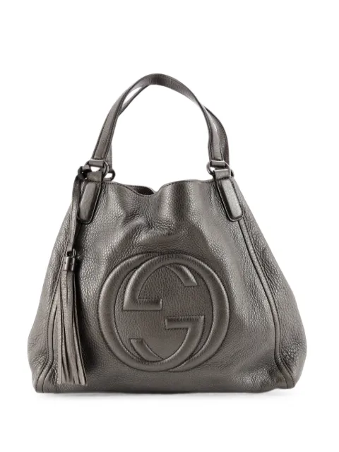 Gucci Pre-Owned Soho Leather Medium shoulder bag Metallic HVYYKXVK7ZTJO9OT