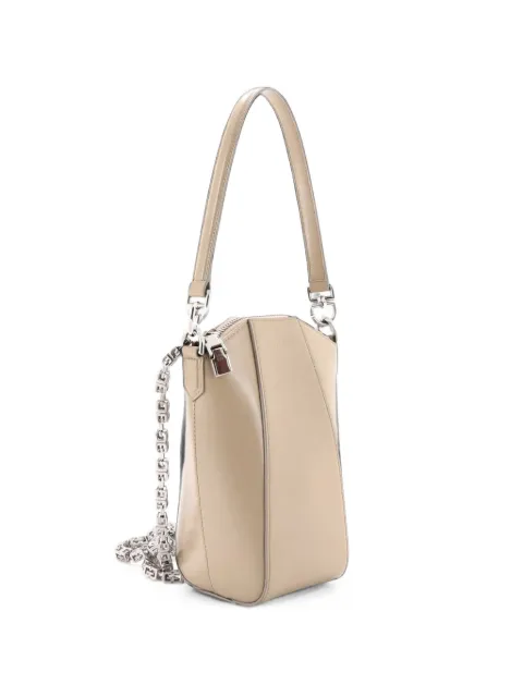 Givenchy Pre-Owned Vertical Antigona Leather Mini crossbody bag Neutrals EEOPIS4C2LUX2DQ7