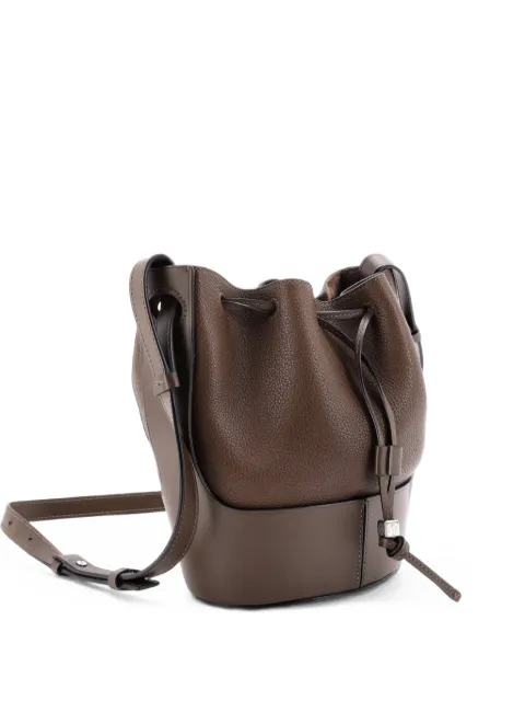 Loewe Pre-Owned Balloon Leather Small bucket bag Brown VPWC6VTG45C24UVG