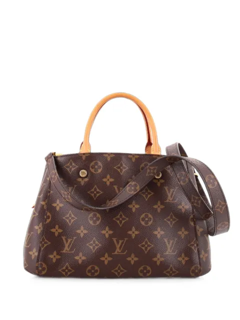 Louis Vuitton Pre-Owned Montaigne Handbag Monogram Canvas BB satchel Brown 7BPILHVM4343FCJ9