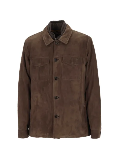 Moorer Torquato-Tz button-fastening jacket Brown TORQUATOURU0212