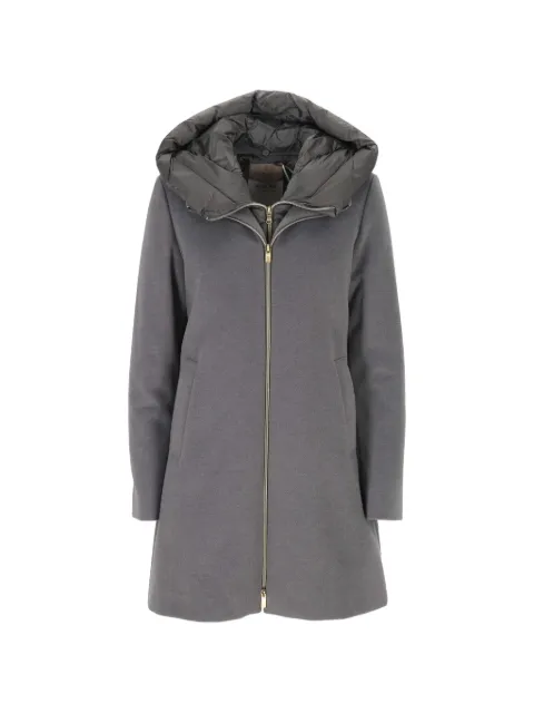 EMME hooded zip-up coat Grey 2625496102200