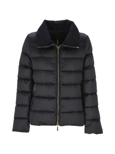 Moorer Argentea quilted high-neck jacket Blue ARGENTEASE3