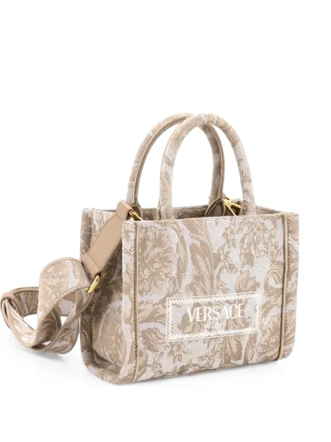 Versace Pre-Owned Athena Convertible Barocco Jacquard Small tote bag Neutrals RLT94UCURST2ZAE5