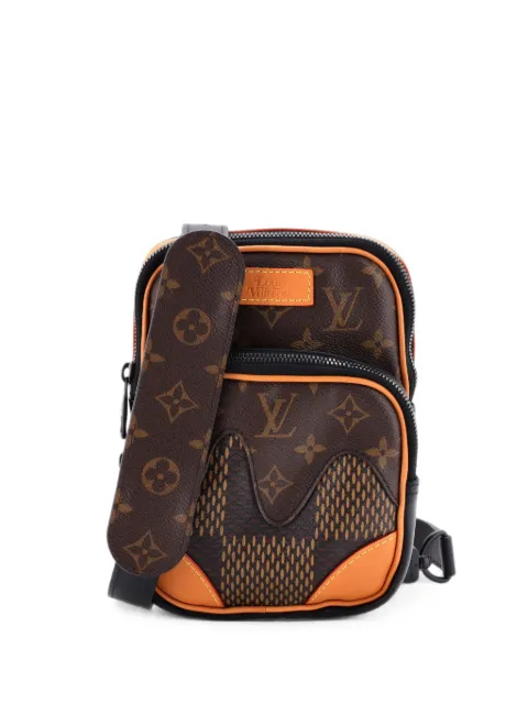 Louis Vuitton Pre-Owned Nigo Amazone Sling Bag Limited Edition Giant Damier and Monogram Canvas crossbody bag Brown S3URUP5GFOVV7I5W