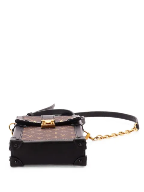 Louis Vuitton Pre-Owned Vertical Trunk Pochette Monogram Canvas crossbody bag Black OERSZJ8AKAIN74AY