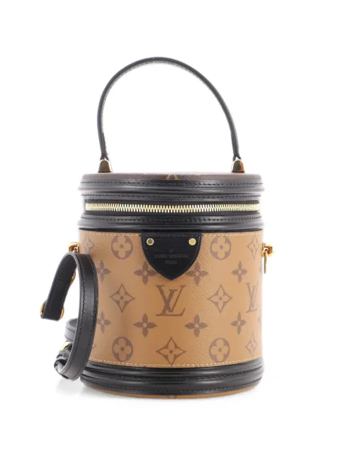 Louis Vuitton Pre-Owned Cannes Handbag Reverse Monogram Canvas satchel Black 3M0LNTNO4KGI3CI9