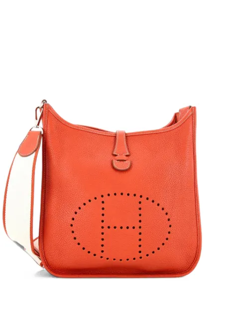 Hermès Pre-Owned Evelyne Bag Gen III Clemence PM crossbody bag Orange 16UKFX054LQ211VR