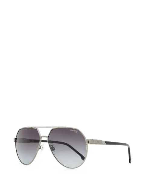 Carrera 1067/S double-bridge pilot sunglasses Silver 206765