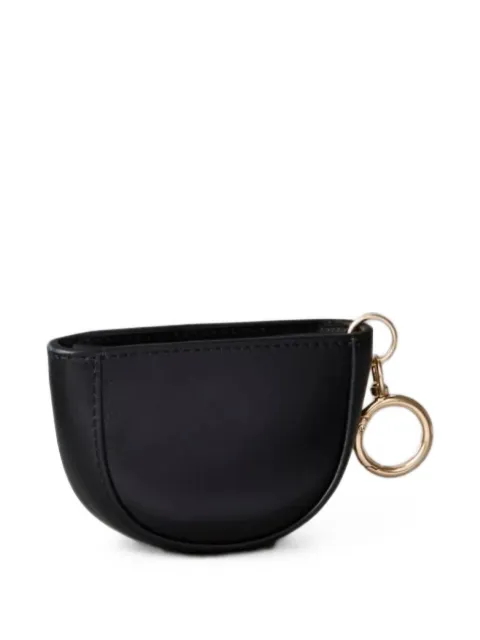 Calvin Klein logo-print leather keyring Black LV04F1190GUB1