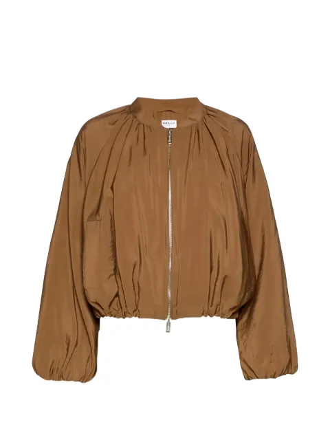 Marella gathered bomber jacket Brown 304117