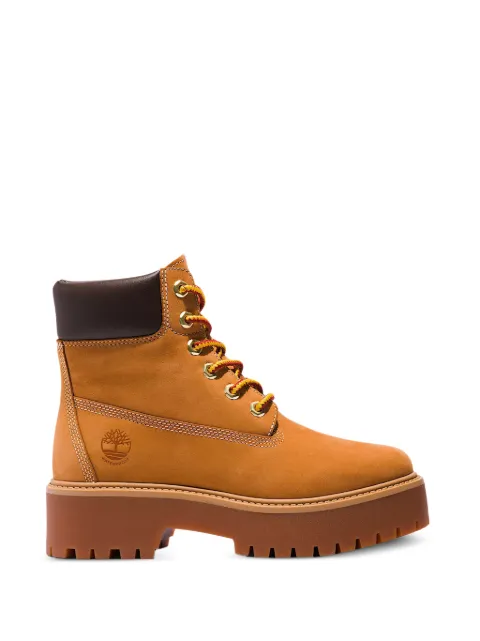 Timberland platform lace-up ankle boots Brown TB1A5RJD231