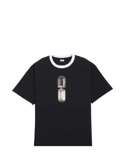 Babylon LA graphic-print ringer T-shirt Black BBS260000030