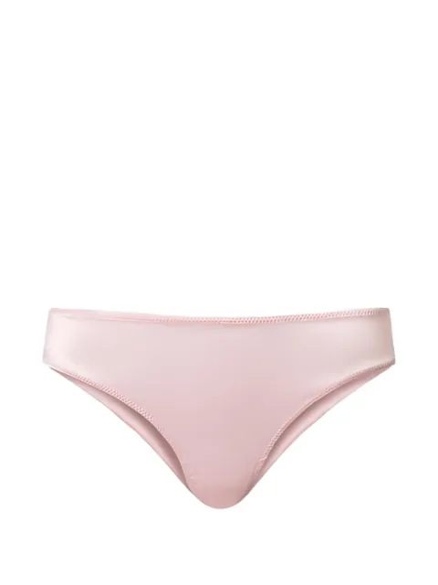 TWINSET Brazilian satin-effect briefs Pink 241LL6E77
