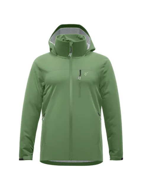 REDELK Cosmos logo-print hooded jacket Green M54R003G