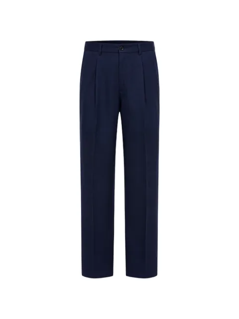 Department 5 Gin pleat-detail trousers Blue UP0512TS0179
